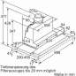 Preview: Bosch DFR097T50 Flachschirmhaube 90cm ohne Griffleiste  EEK: A